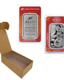 25 x 1 Oz Lunar Snake Silver Bar