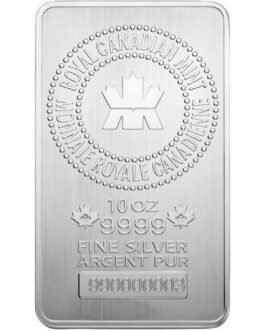 10 oz Silver Bar (Sealed) – Royal Canadian Mint