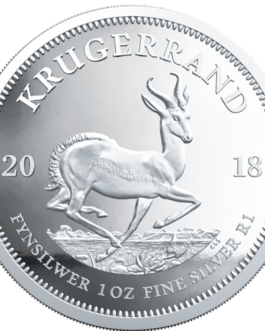 1 oz Silver Krugerrand coins 100-piece box South African Mint .999 pure silver bullion