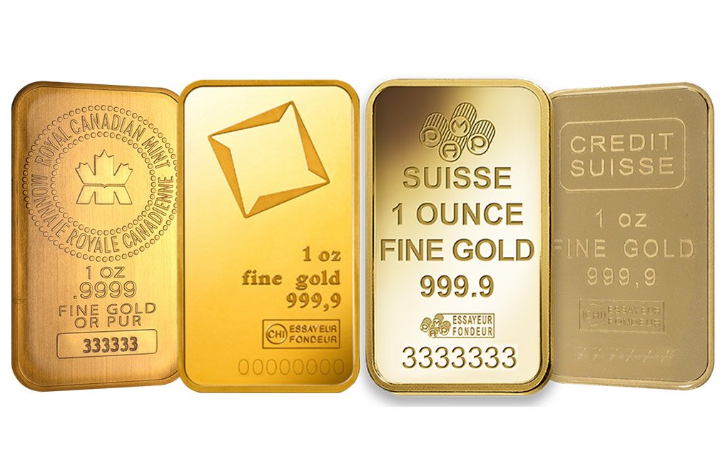 1 oz Gold Bars 1 oz Gold Bars
