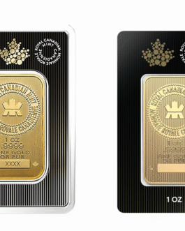 1 oz gold bar Royal Canadian Mint RCM .9999 pure gold bullion