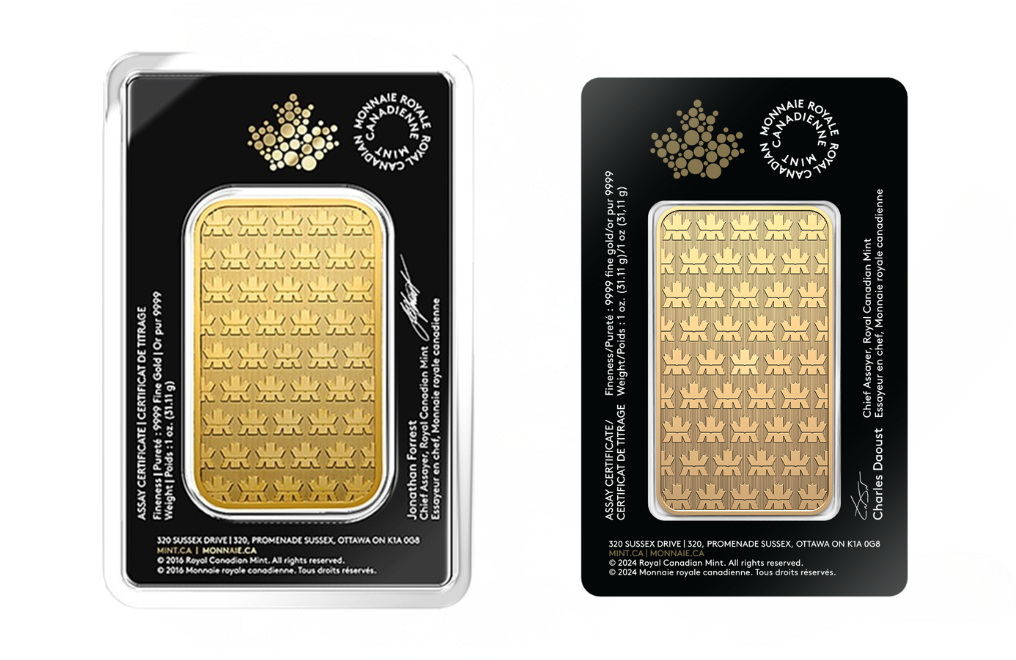 1 oz Gold Bar - Royal Canadian Mint 1 oz Gold Bar - Royal Canadian Mint