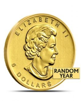 1/10 oz Gold Maple Leaf Coin Random Year