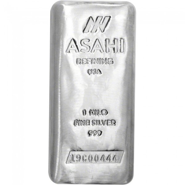 1 kilo/kg silver bar – asahi refining 1 kilo/kg silver bar – asahi refining