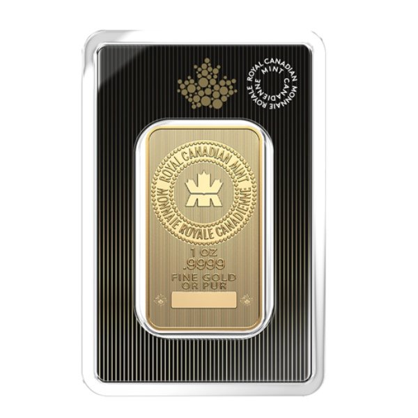 1 oz Gold Bar (Inc. Assay Card) (Pack Of 5) – Royal Canadian Mint 1 oz Gold Bar (Inc. Assay Card) (Pack Of 5) – Royal Canadian Mint