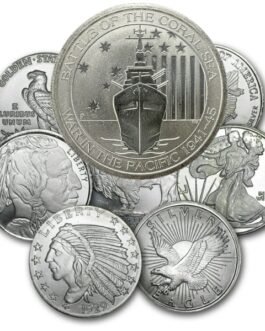 1/2 oz Circulated Silver Round – Random Mint & Design