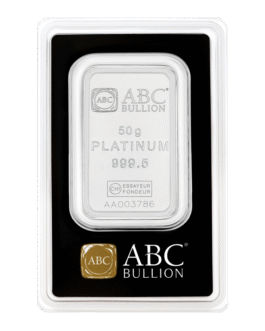 ABC 50g Platinum Minted Platinum Bar