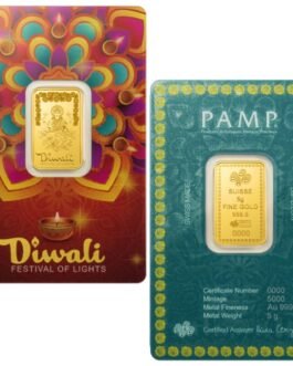 2025 5 gram Diwali Lakshmi Festival of Lights Gold Bar