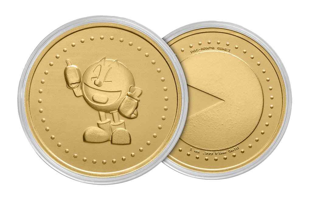 buy 1 oz gold pac man game token round buy 1 oz gold pac man game token round
