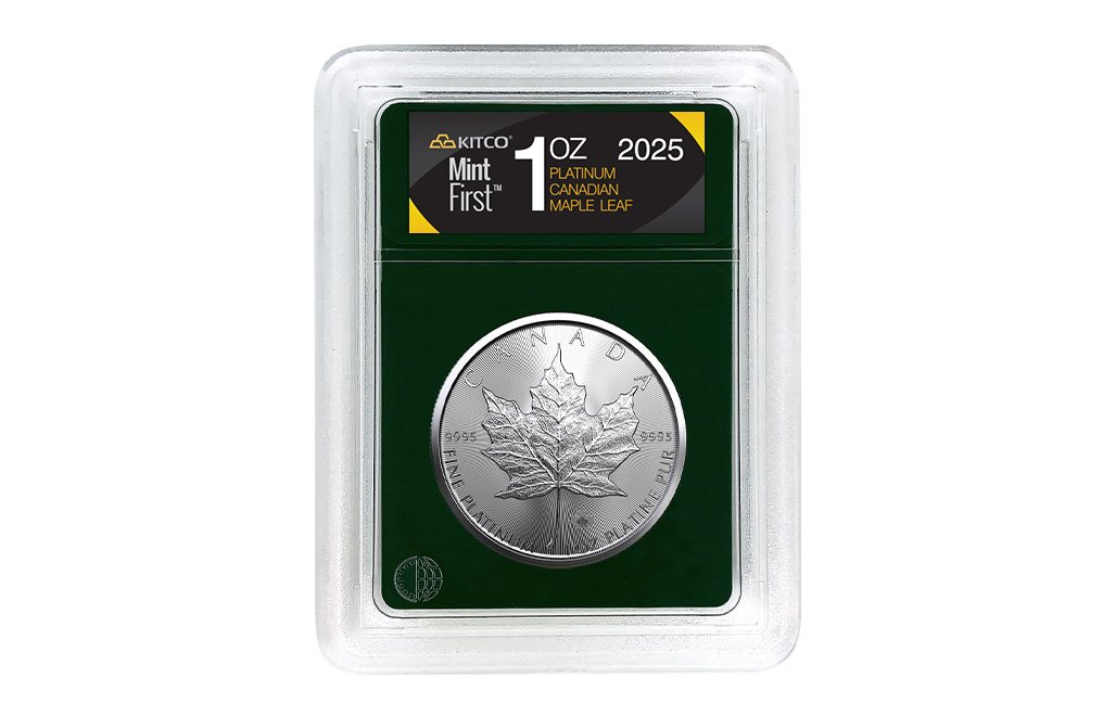 2025 1 oz platinum maple leaf coins mintfirst™ (single coin) 2025 1 oz platinum maple leaf coins mintfirst™ (single coin)