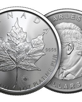 2025 mintfirst™ 1 oz platinum maple leaf coins (tube of 10)