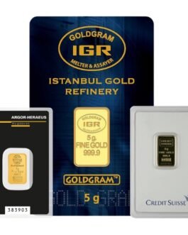 5 Gram Gold Bar with Assay Card Circulated
